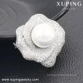 00036 Xuping Mode Brosche Kristall Perle Revers Pin Broschen für Hochzeit Einladung Brosche Pins